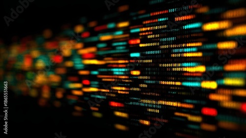 Wall of code representing a bond spread heatmap icon concept displaying market spreads and financial data analysis