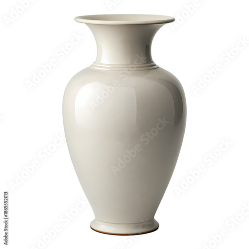 Luxury Plain Vase Mockup isolated transparent background