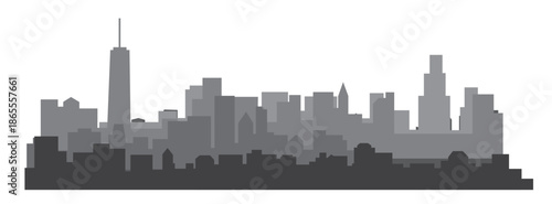 City skyline vector illustration