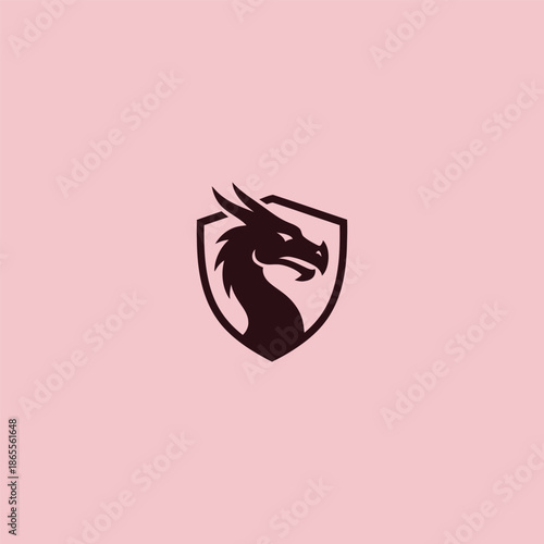 Dragon logo symbolizing power, myth, and legendary strength.