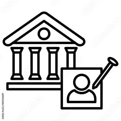 Political sector icon