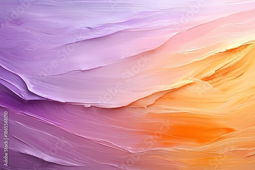 Soft Abstract Texture of Blended Colors in Pastel Shades of Purple, Pink, and Orange