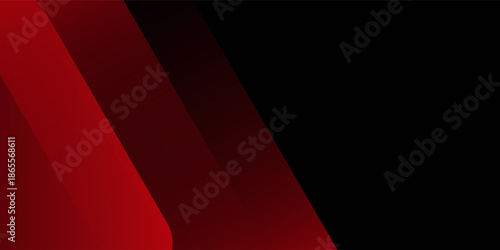 red black polygon abstract elegant background vector illustration, banner business product presentations