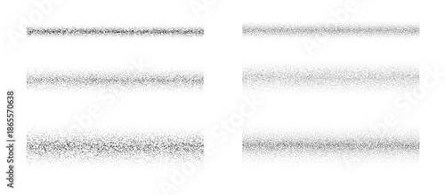  black dotted gradient texture set stippled grain brush