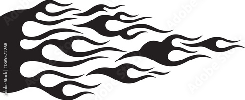 flames icon graphic design element