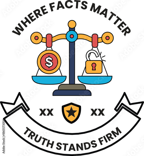 A logo for Truth stands firm