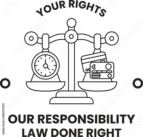 A scale with a clock and a credit card on it