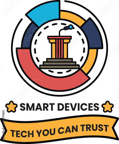 A logo for smart devices that says tech you can trust