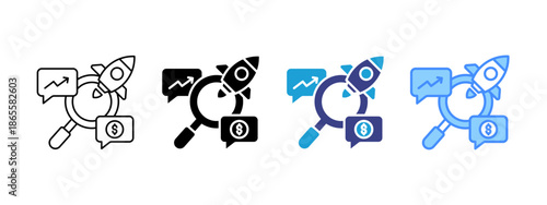 Prospect  icon set multiple style collection