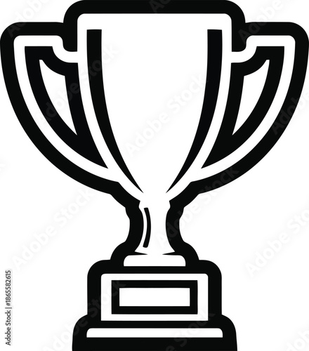 Trophy Icon Symbol Illustration Graphic Design.