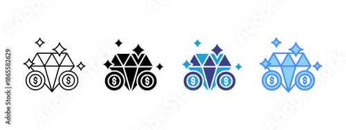 Value  icon set multiple style collection