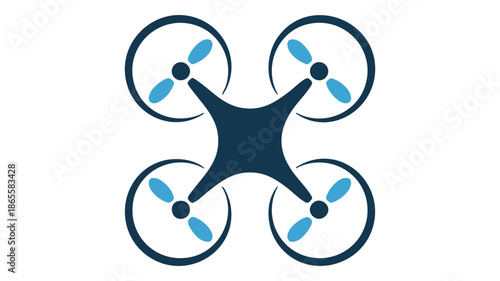 Modern minimalist drone illustration