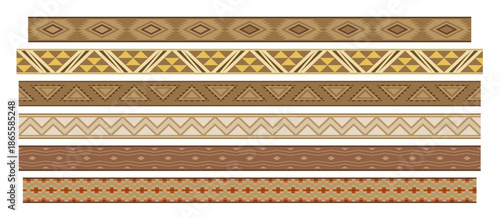 native american banner vectors