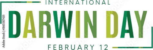 International Darwin Day Banner Design for February 12 Celebration
