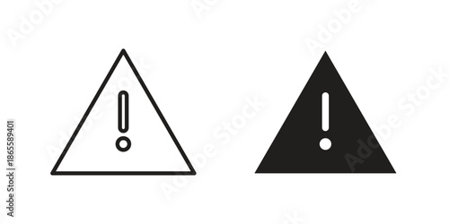Warning triangle icon