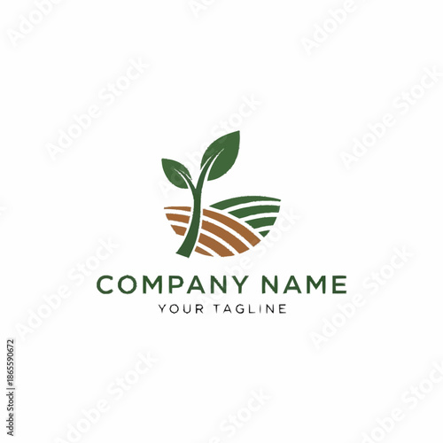 Green sprout growing from the earth, representing growth and nature.