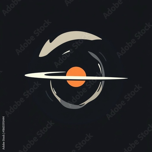 vector illustration of an eye