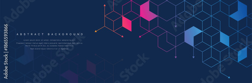 Graphic design element and abstract geometric background.	