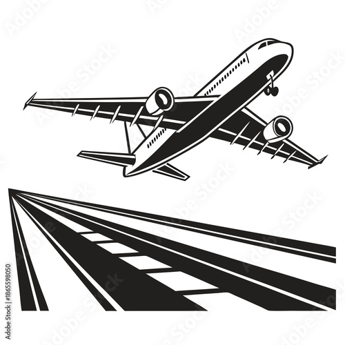 Flight Departure Travel Vector