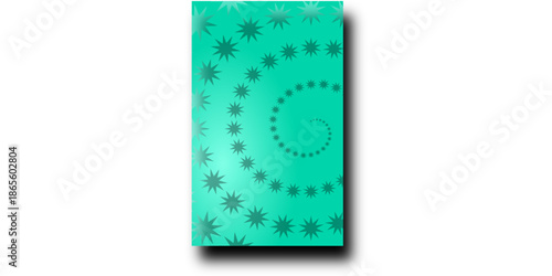 Sky blue abstract background with a swirling star spiral pattern on a light azure gradient for a clean look.