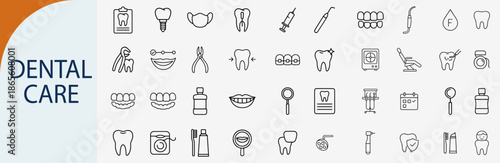 Democracy and election icons collection, thin line voting government law and political freedom banner vector illustration