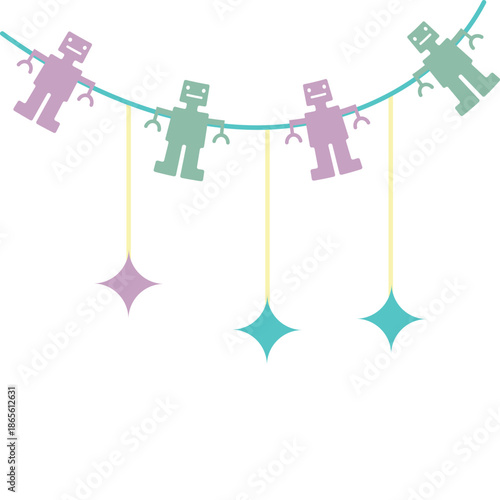 Hand Drawn Kid Toys Illustration