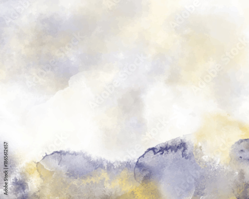 Bild auf Leinwand Abstract colorful watercolor for background