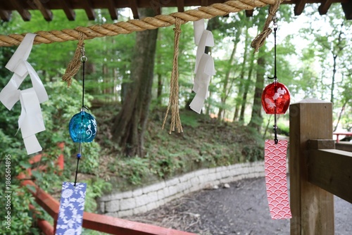 ふうりん　夏の境内