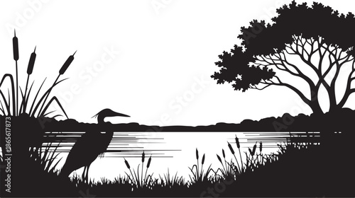 heron silhouette