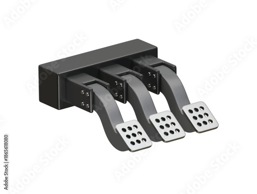 pedals icon 3d illustration render