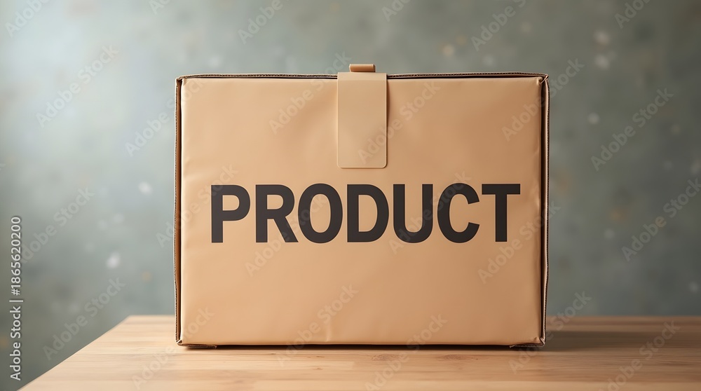 Obraz premium Unboxing a brand new product package, order fulfillment ready for shipping delivery