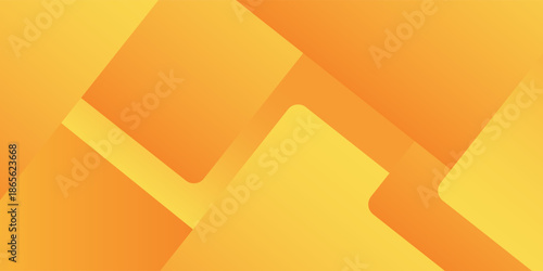 Abstract orange and yellow geometric background. Dynamic shapes composition. modern