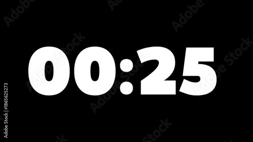 30 second timer, countdown, digital stopwatch