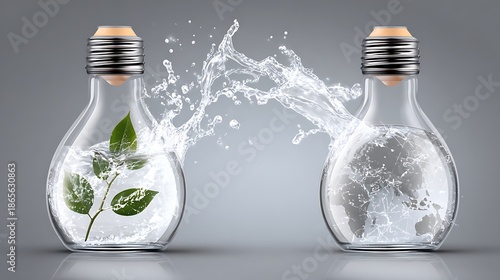 Sustainable Future Water, Nature, and Earth Interconnected