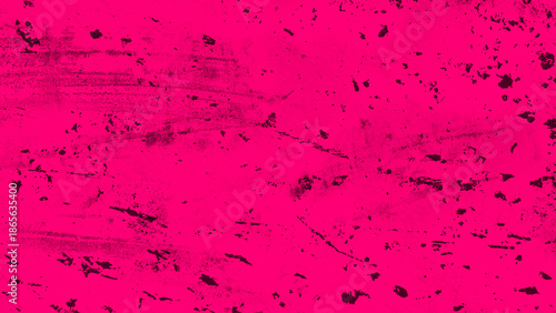 荒々しく激しい掠れ・擦り傷・剥がれ・汚れ、経年劣化や使い込んだようなイメージのグランジ風背景・テクスチャー向け画像素材　8K UHDサイズ　ピンク