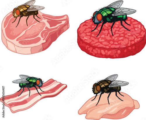 Fly silhouette illustration