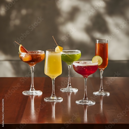 different type of drinks