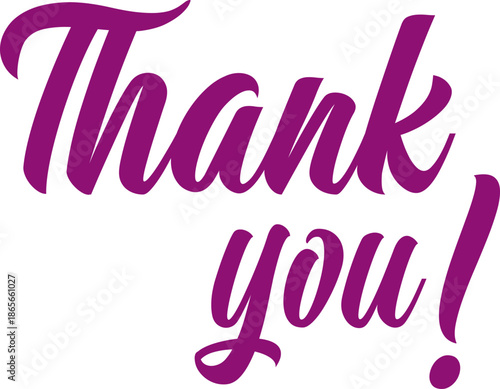 Thank You Banner Icon. Thank You for holiday Thanksgiving Day, vintage graphic, banner, poster. Greeting card calligraphy thank you, postcard for holiday Thanksgiving Day. Vector Illustration