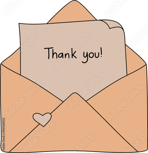 Thank You Banner Icon. Thank You for holiday Thanksgiving Day, vintage graphic, banner, poster. Greeting card calligraphy thank you, postcard for holiday Thanksgiving Day. Vector Illustration