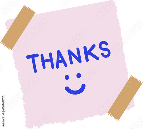 Thank You Banner Icon. Thank You for holiday Thanksgiving Day, vintage graphic, banner, poster. Greeting card calligraphy thank you, postcard for holiday Thanksgiving Day. Vector Illustration