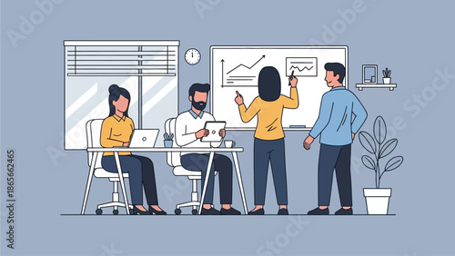 business meeting in the office