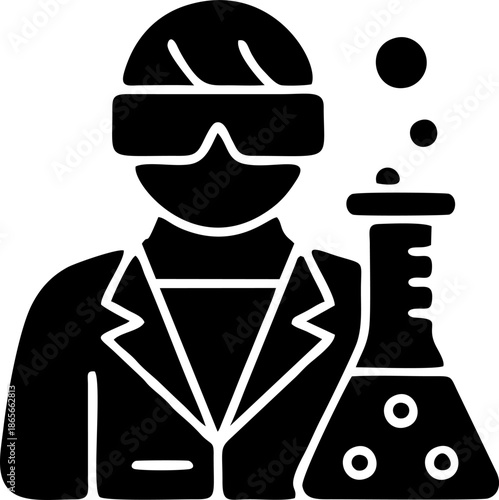 Scientist Laboratory Experiment Icon
