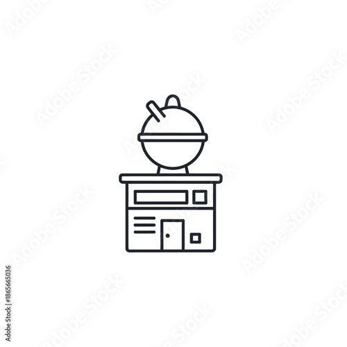 Educational Planetarium Model Display in a Modern Classroom Setting