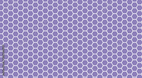 Abstract wall decorative in the bath copy space, hexagon 3D background texture. purple hexagonal honeycomb pattern bee.