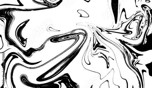 Smooth elegant black satin texture. Luxurious marble background design. Abstract Monochrome Fluid Marble Pattern.
