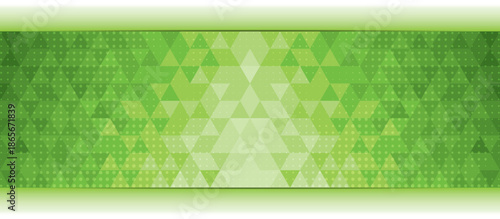 Vector Green Geometric Abstract Background with Triangle Pattern and Soft Gradient 111