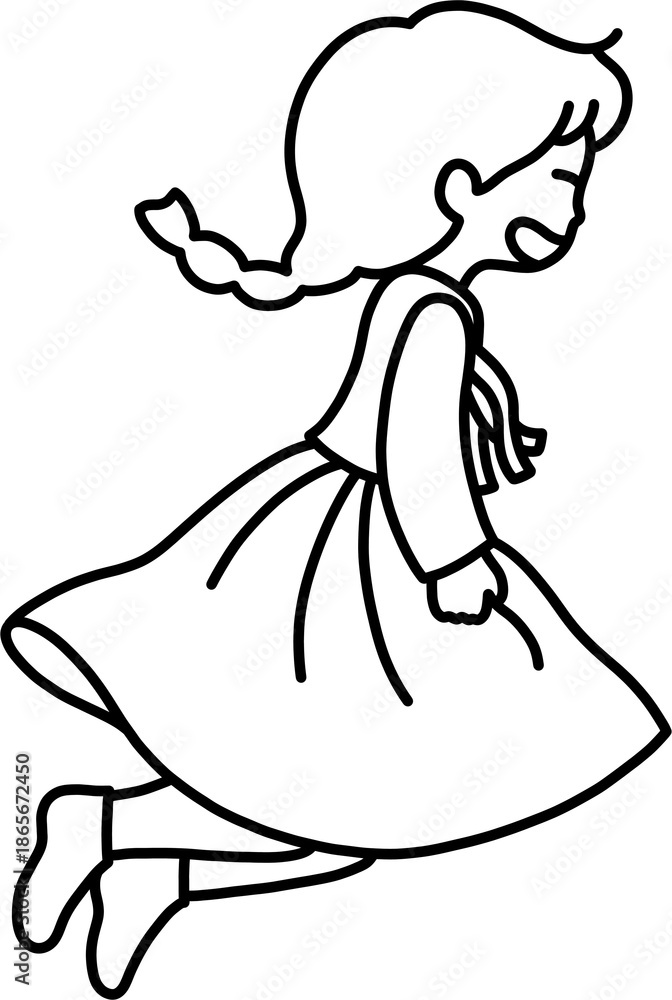 Fototapeta premium 널뛰기 3 흑백