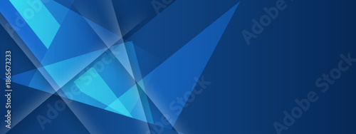 Abstract blue polygon design with soft edges, perfect for website backgrounds or print materials needing a modern touch