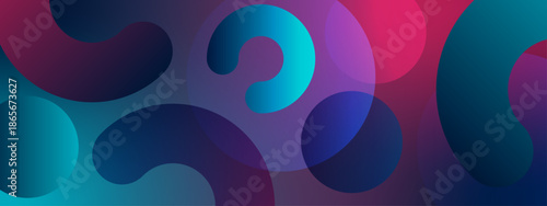 Abstract background with blue and pink overlapping shapes. Perfect for technology, graphic design, or modern concept projects needing a stylish touch