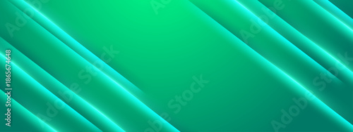 Green abstract background with bright diagonal lines, suitable for presentations, banners, and graphic design projects needing dynamic visuals